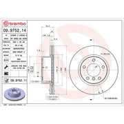 Brembo Front & Rear Brake Discs & Pads fits BMW 3 2005-2011