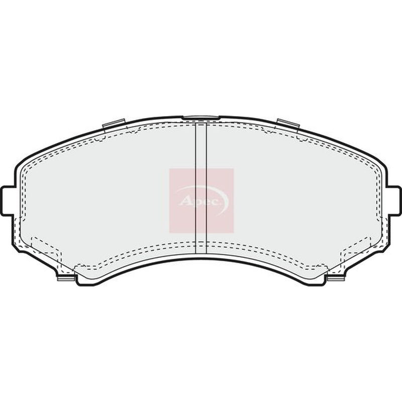 Apec Front Brake Pad Set fits Mazda E 1988-2003