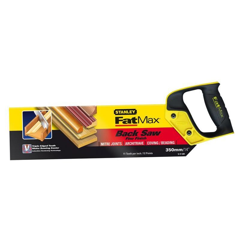 Stanley® Hand Tools FatMax® Tenon Back Saw 360mm (14in) 11 TPI STANLEY® Hand Tools - Dynamic Drive