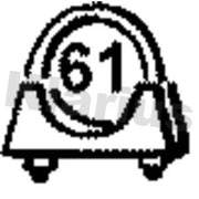 Klarius Exhaust System Clamping Piece OD ID Wide