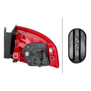 Hella Tail Light / Lamp P21W Left fits Audi A4 B8 2007-2015 1.8 2.0 2.7 3.0 3.2
