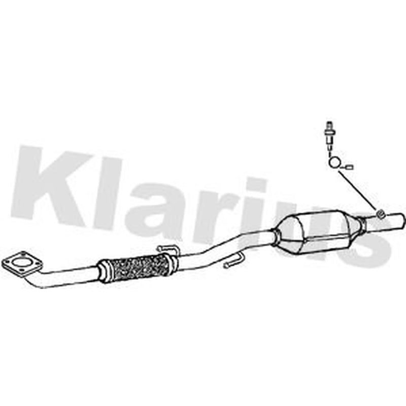 Klarius Catalyst T/A With Pipe (Kit 401664) Centre fits Seat Cordoba 2002-2009