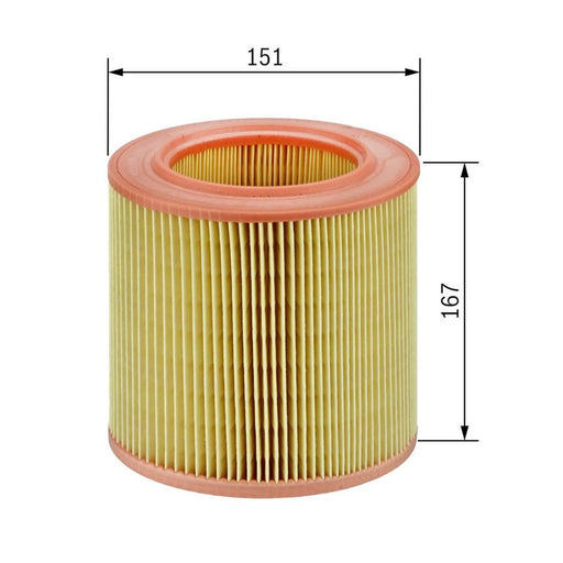 Bosch Engine Air Filter fits Audi A6 C6 2004-2011 2.0