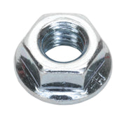 Sealey Flange Nut Serrated M8 Zinc Pack of 100 FN8 Sealey - Dynamic Drive