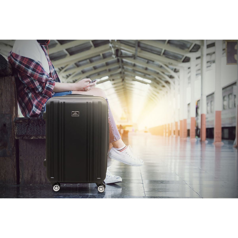 Dellonda 3-Piece Lightweight ABS Luggage Set with TSA Lock Dellonda  - Dynamic Drive