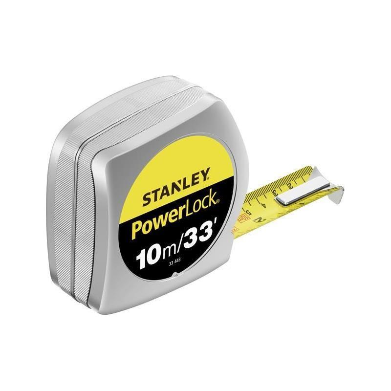 Stanley® Hand Tools PowerLock® Classic Pocket Tape 10m/33ft (Width 25mm) STANLEY® Hand Tools - NN4 Online