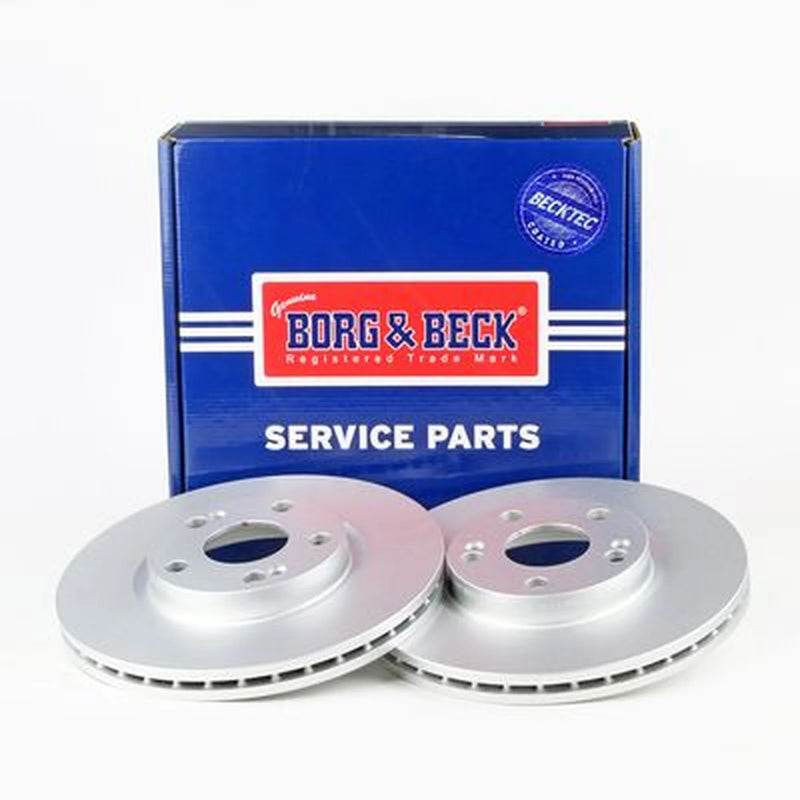 Borg & Beck Front Brake Vented Discs & Pads fits Renault Espace 1996-2002