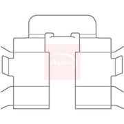 Apec Brake Pad Accessory Fitting Kit Rear KIT1147