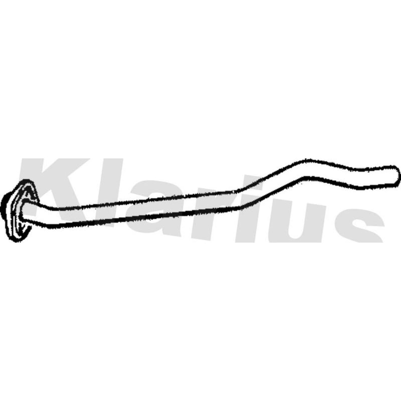 Klarius Exhaust Pipe OD fits Opel Kadett E 1984-1991 1.3 1.6 1.8