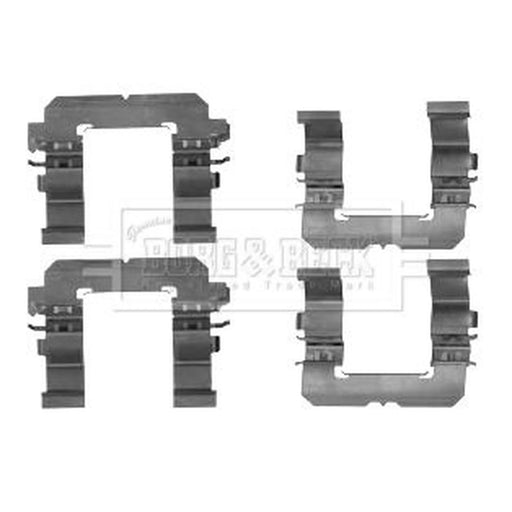 Borg & Beck Brake Pad Accessory Fitting Kit Front BBK1253