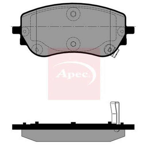 Apec Front Brake Pad Set PAD2453