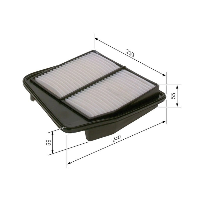 Bosch Engine Air Filter fits Honda Accord VIII 2008-2015 2.4