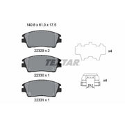Textar Front Brake Pad Set 2232901