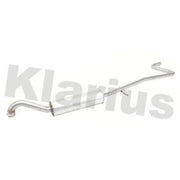 Klarius Box With Centre Pipe Centre fits Ford Fiesta VII 2017 on 1.1