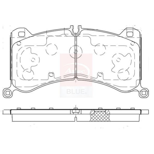 Apec Front Brake Pad Set fits Audi E-Tron 2020-2023
