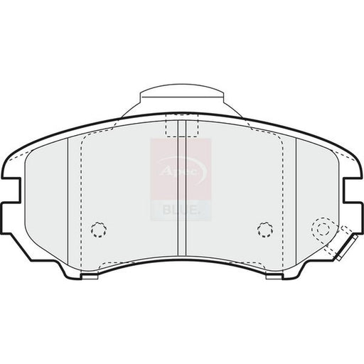 Apec Front Brake Pad Set fits Hyundai Coupe II 2001-2009 1.6 2.0 2.7