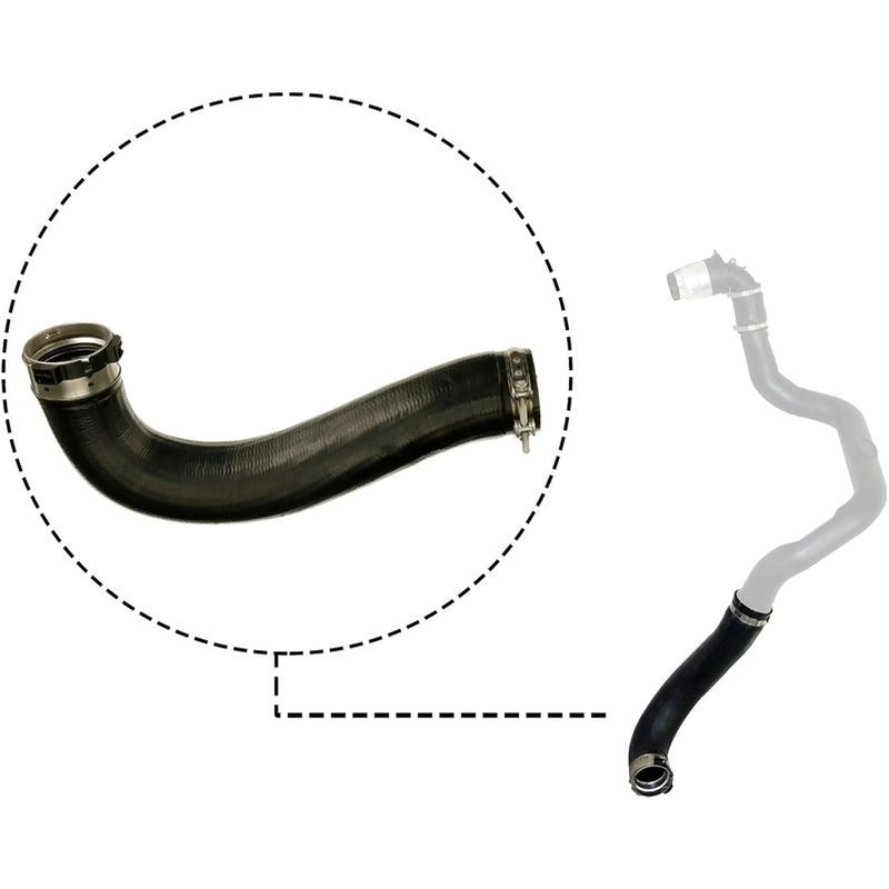 Gates Intercooler Turbo Charge Air Hose 475mm fits Opel Movano B 2010-2021 2.3