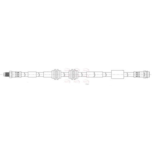 Apec Brake Hydraulic Hose Line Front HOS4460