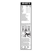 Bosch Aerotwin Front Wiper Blade Set 650mm + 650mm — AR657S fits Citroën C8