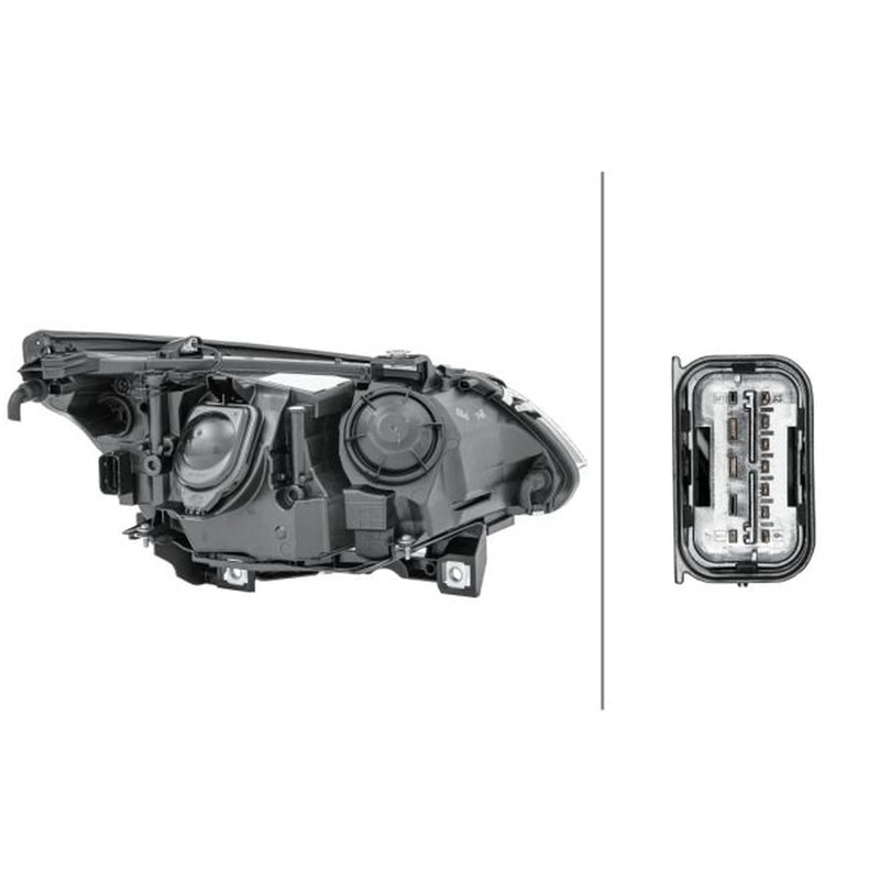Hella Headlight Headlamp H6W Left fits BMW 5 2002-2010