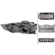 Hella Headlight Headlamp LED Right fits Audi Q3 2011-2018 1.4 2.0 2.5