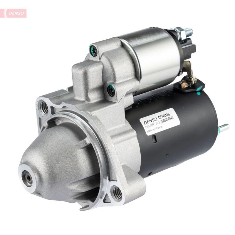 Denso Starter Motor 12V 1.1kW 9 Teeth fits Audi A4 B6 2000-2005 1.6 1.8 2.0