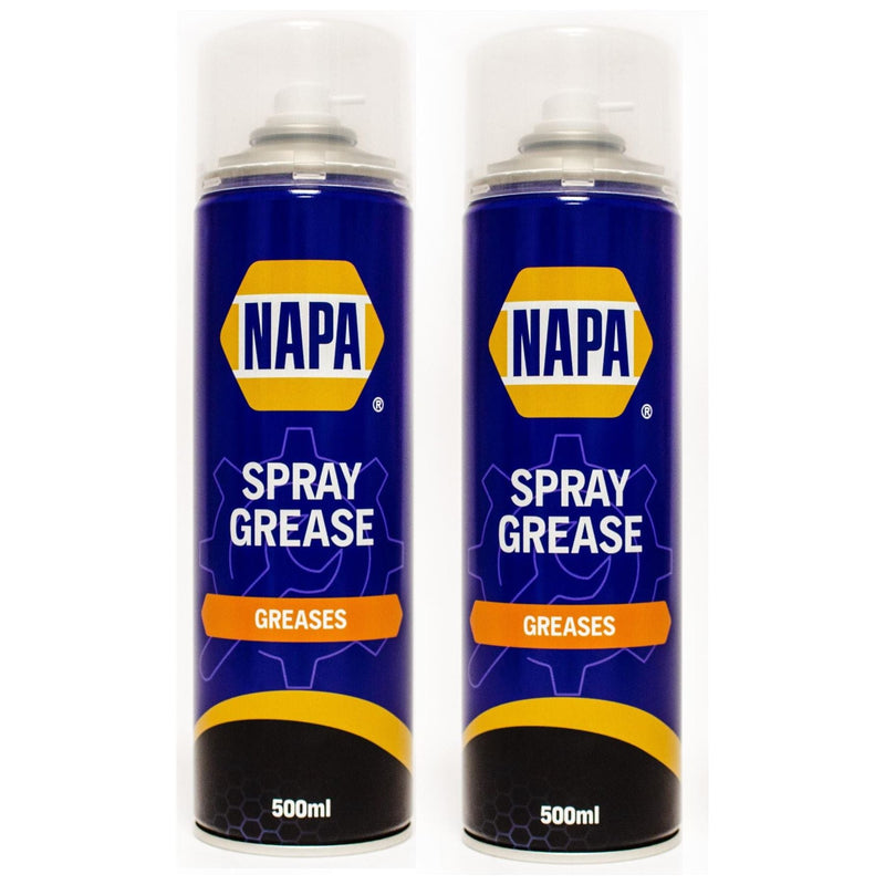 2x NAPA Grease Spray Multi Purpose Protects & Lubricates 500ml NAPA - Dynamic Drive