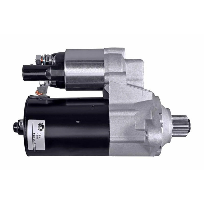 Hella Starter Motor 12V 1kW 10 Teeth fits Audi A3 2004-2013 1.8 2.0