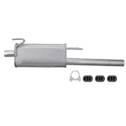 Hella End Silencer Rear fits Opel Combo Box Body/Mpv 2001 on 1.7