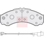 Apec Rear Brake Pad Set fits Iveco Daily VI 2014 on