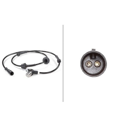 Hella ABS Wheel Speed Sensor Front fits Seat Toledo 1991-1999 1.6 1.8 1.9 2.0