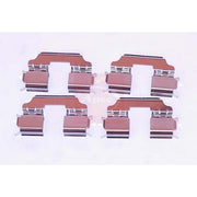 Apec Brake Pad Accessory Fitting Kit Rear fits Renault Kangoo 2008 on 1.5 1.6