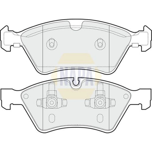 NAPA Front Brake Pad Set NBP1118