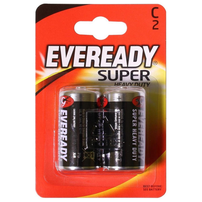 Eveready C Zinc Battery (x2) for High drain Applications Eveready - Dynamic Drive