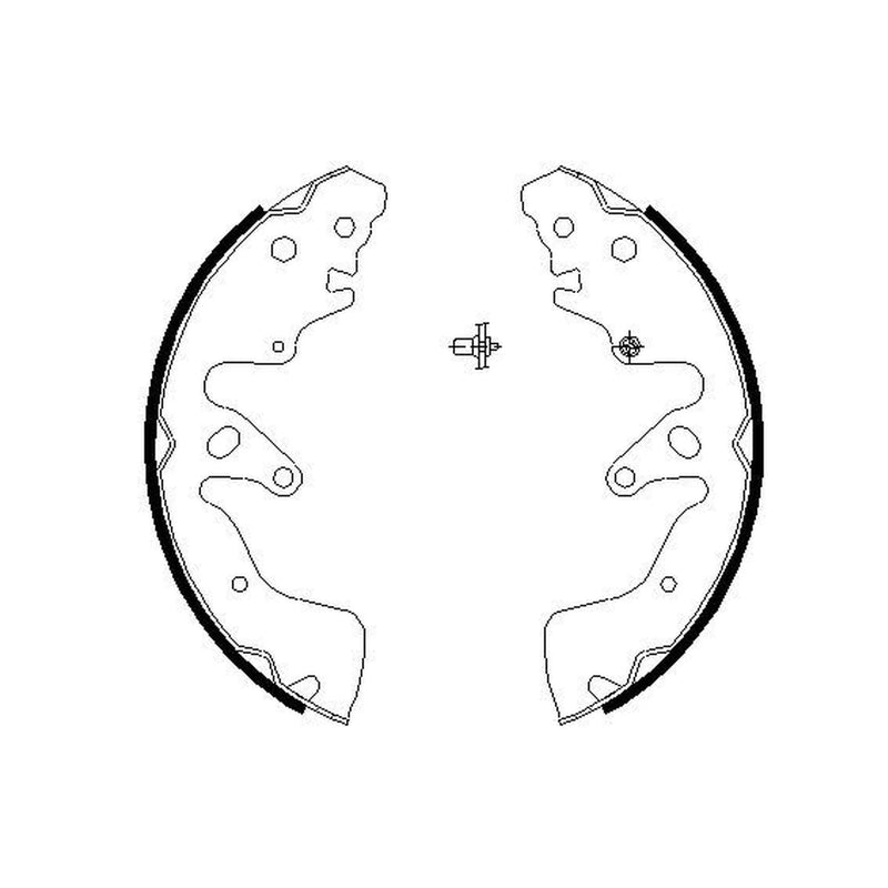 Mintex Brake Shoe Set Axle Kit fits Suzuki Grand Vitara I 2001-2003 2.7