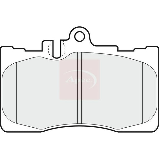 Apec Front Brake Pad Set PAD1273