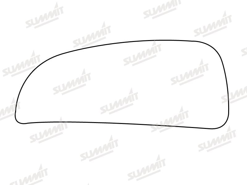 Summit Stick-On Commercial Lower Blind-Spot Mirror Glass fits Citroen Jumper, Fiat Ducato, Peugeot Boxer RHS Summit - Bars 4 Cars