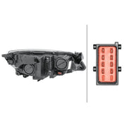 Hella Headlight Headlamp W21/5W Left fits Opel Astra J 2009-2018
