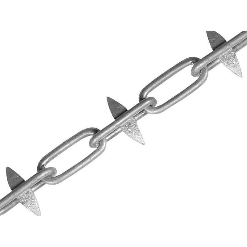 Faithfull Spike Chain Galvanised 6mm x 5m Box - Max. Load 250kg Faithfull - NN4 Online