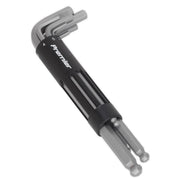 Sealey Ball-End Hex Key Set + Power Bar 8pc Long Display Box of 10 AK7185 Sealey  - Dynamic Drive