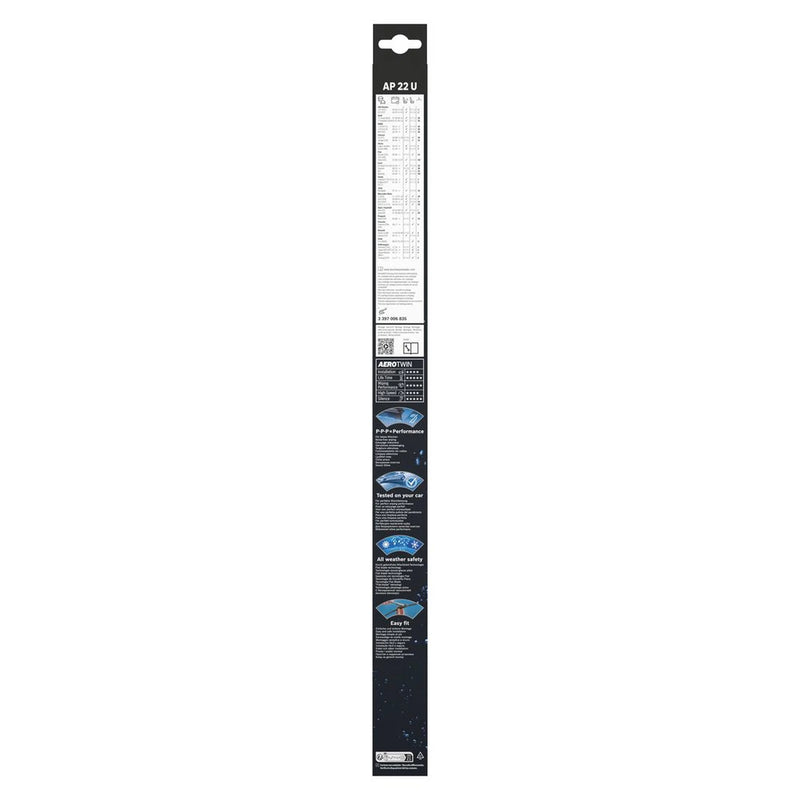 Bosch Front & Rear Aerotwin Plus Wiper Blade Set fits Opel Astra H Gtc 2005-2010