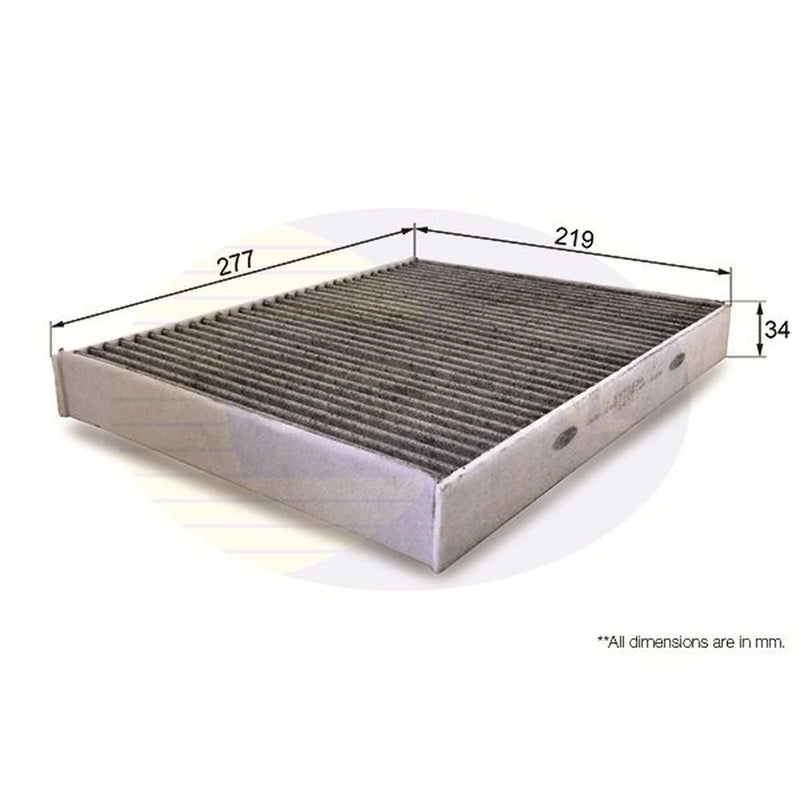 Comline Cabin Air Filter (Pollen Filter) fits Audi Q7 2006-2015 3.0 3.6 4.2 6.0