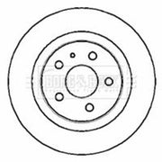 Borg & Beck Front & Rear Brake Discs & Pads fits Fiat Ulysse 2002-2011 3.0