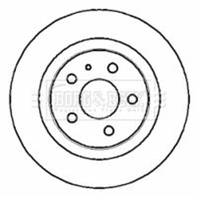 Borg & Beck Front & Rear Brake Discs & Pads fits Fiat Ulysse 2002-2011 3.0