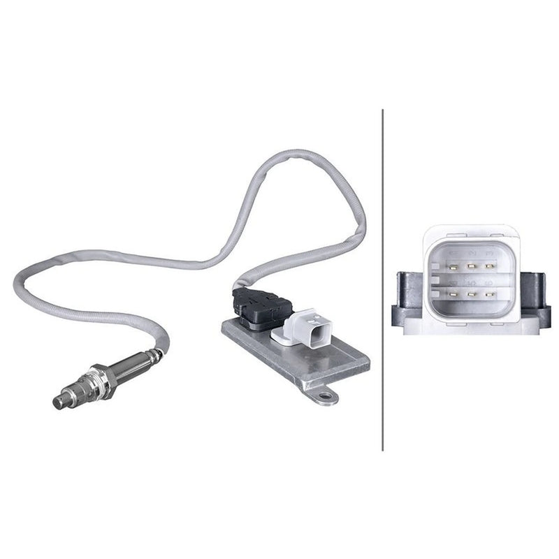Hella NOx Nitrogen Oxide Sensor Exhaust Pin fits Man Foc 2007 on 12.240