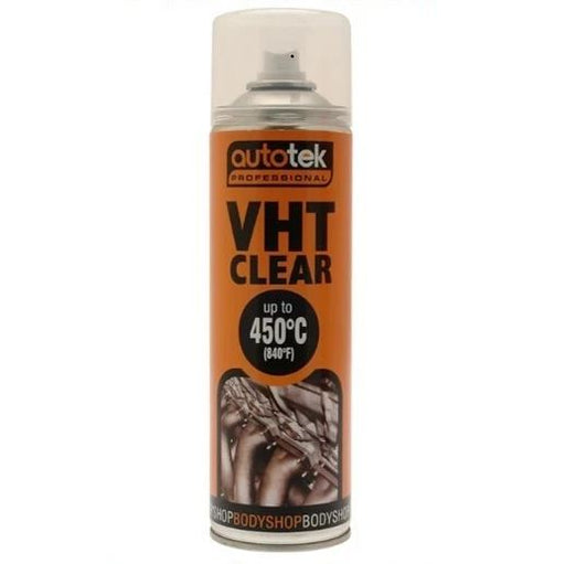 Autotek VHT Paint Clear 500ml Aerosol Spray On Paint - image 1