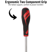 Teng Tools Flat Screwdriver 1.6 x 10.0 x 200mm XL Teng Tools - Dynamic Drive