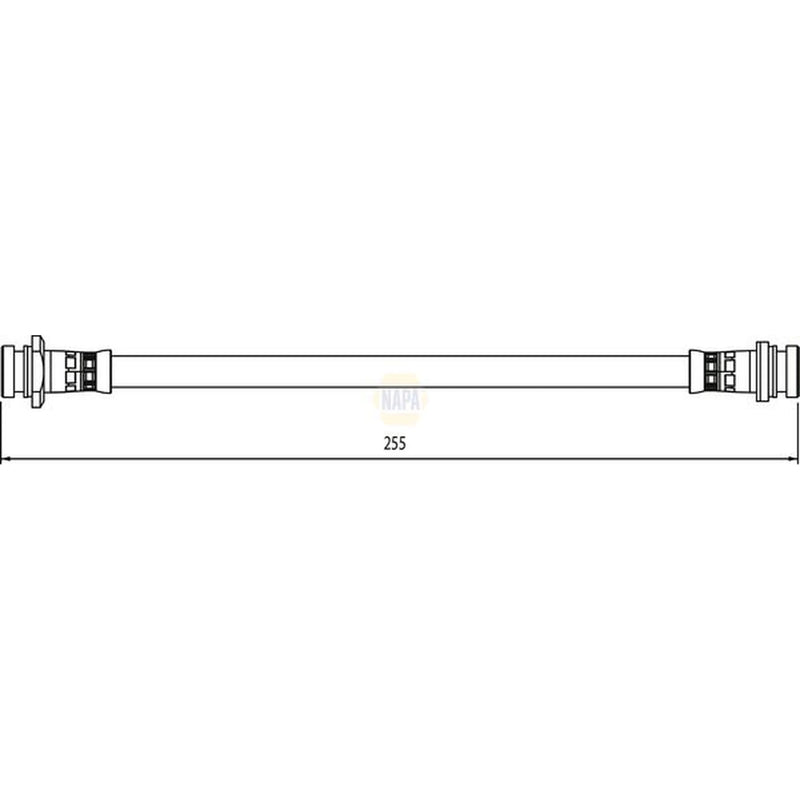 NAPA Brake Hydraulic Hose Line Rear NBH1189