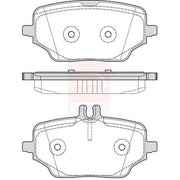 Apec Rear Brake Pad Set PD4009