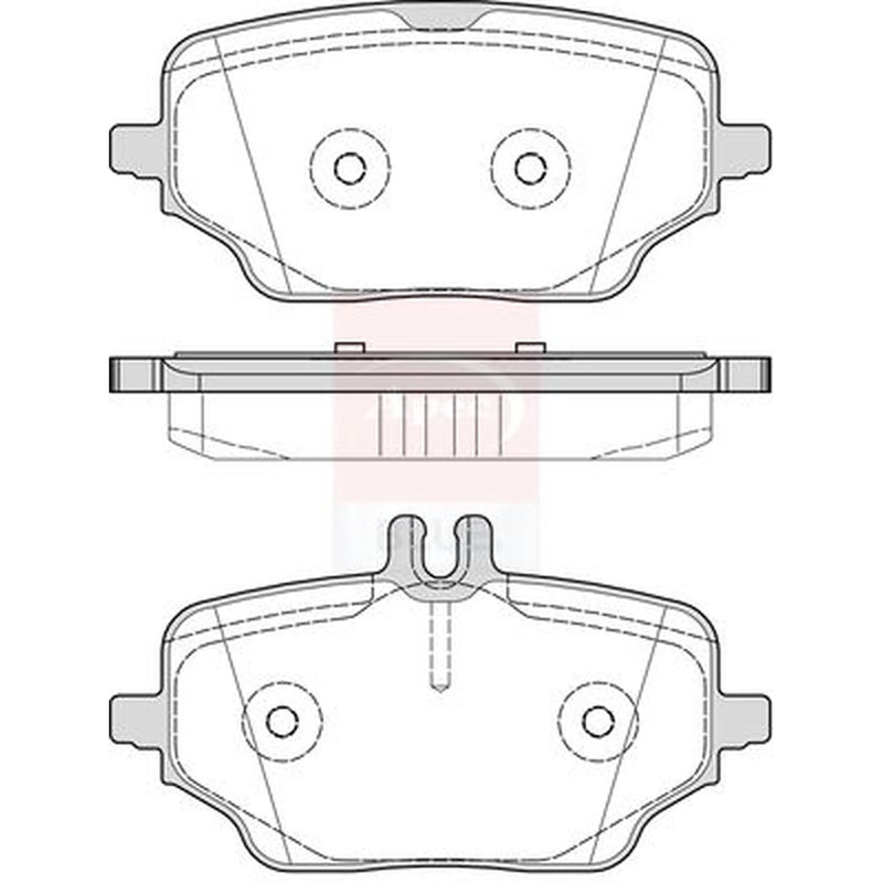 Apec Rear Brake Pad Set PD4009